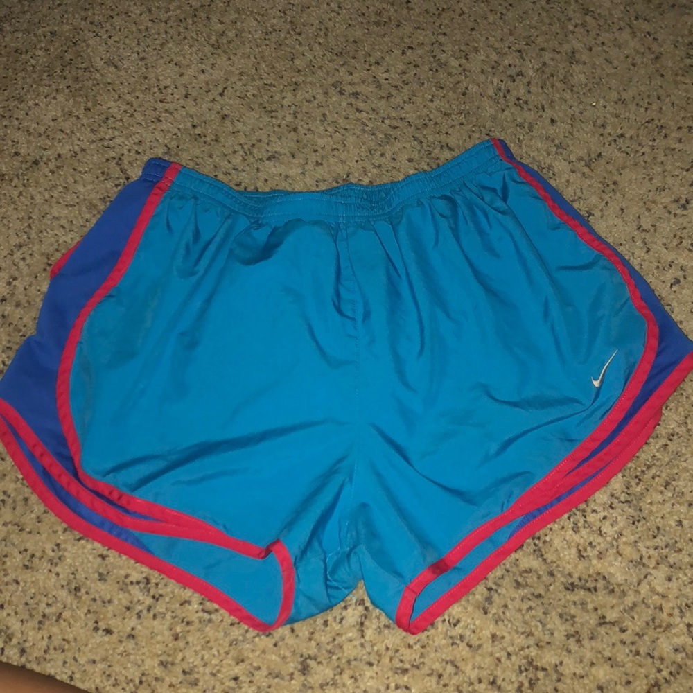 Blue nike shorts